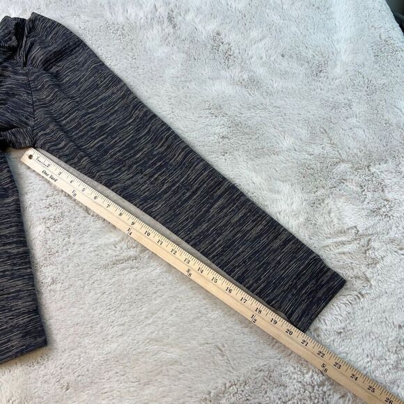 Lululemon Top Size 10 Lab City Puff Sleeve We Are From Space Gym Grey Heathered - Picture 6 of 8